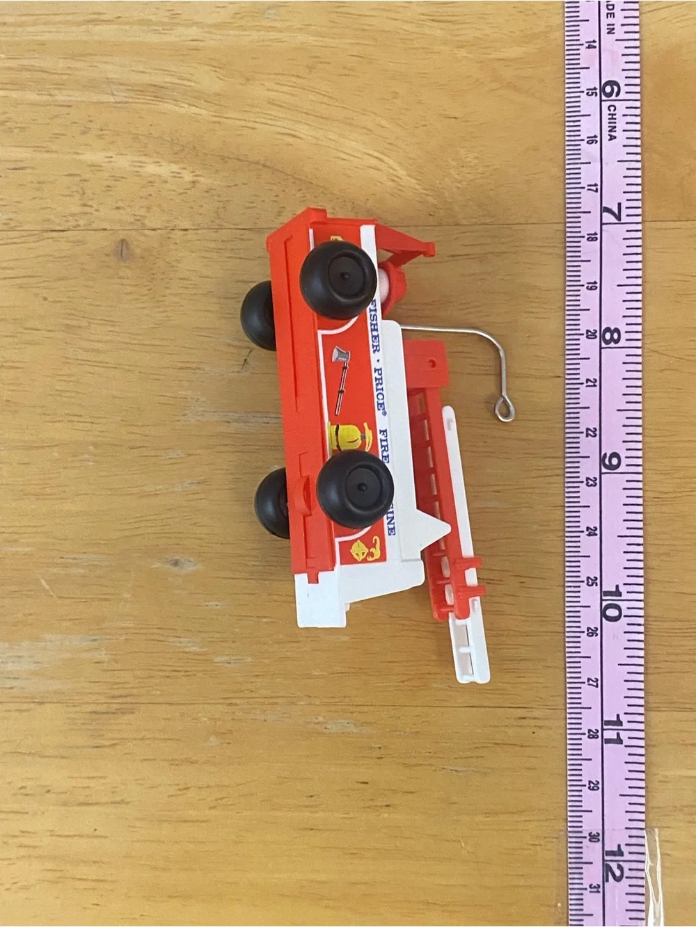 2021 Hallmark Fisher-Price Little People Vintage Fire Engine Ornament